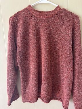 Columbia light weight sweater. Boho. Size m/l 
Burnt Orange Vintage look